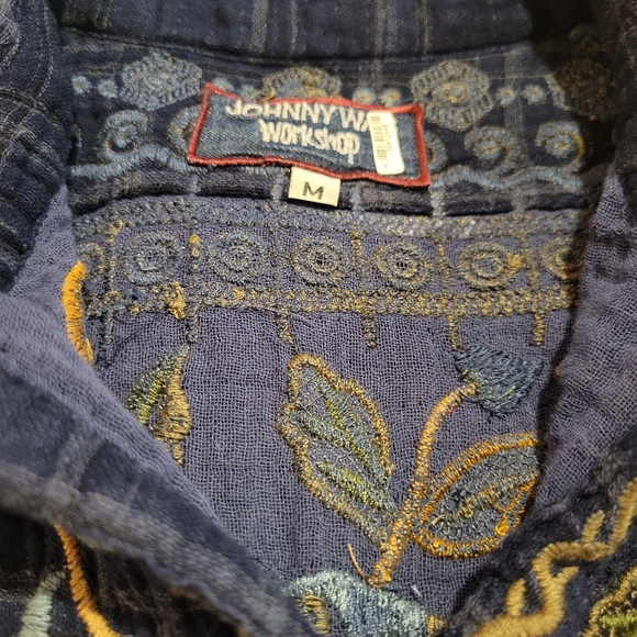 Johnny Was Margot cotton gauzed shirt dress - Picture 8 of 8